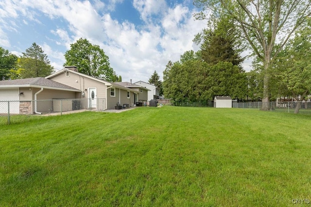 13 Berrywood Rd, Clay, NY 13090 - fenced backyard featuring an attached garage and a shed