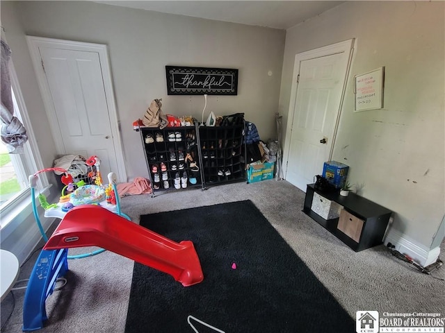116 Park St, Jamestown, NY 14701 - playroom featuring carpet flooring