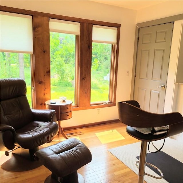 1324 New Seabury Ln, Victor, NY 14564 - sitting room with light wood-style floors