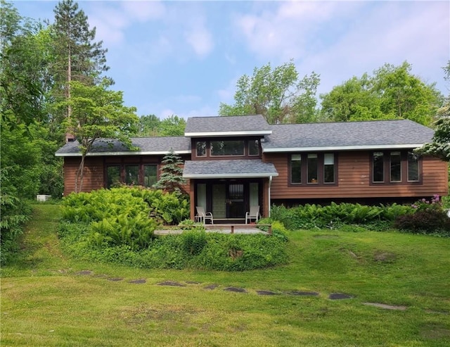 1324 New Seabury Ln, Victor, NY 14564 - rear view of property with a yard