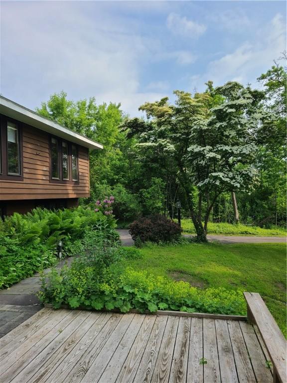 1324 New Seabury Ln, Victor, NY 14564 - wooden terrace featuring a lawn