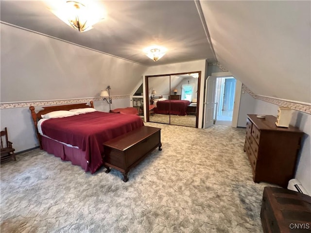 4076 State Highway 37, Morristown, NY 13669 - bedroom with carpet floors and vaulted ceiling