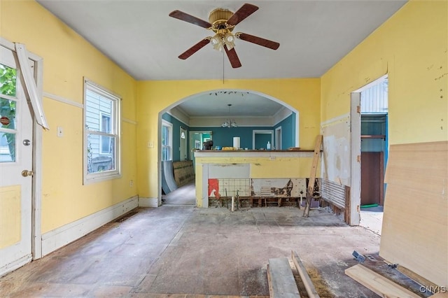207 Boyden St, Syracuse, NY 13203 - view of patio with ceiling fan