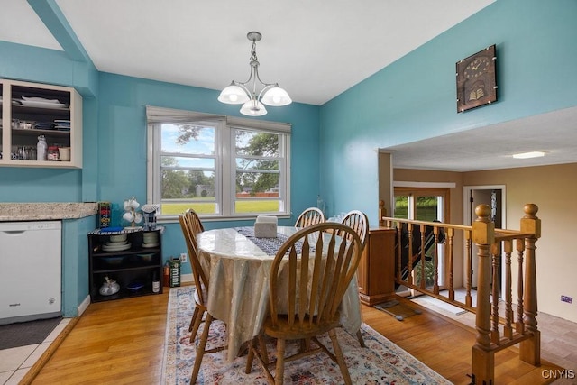 17 Hummingbird Pl, Clay, NY 13090 - dining space featuring a chandelier and light wood-style floors