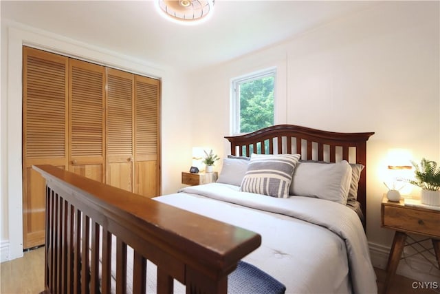 31768 Wilton Rd, Rutland, NY 13619 - bedroom featuring a closet and wood finished floors