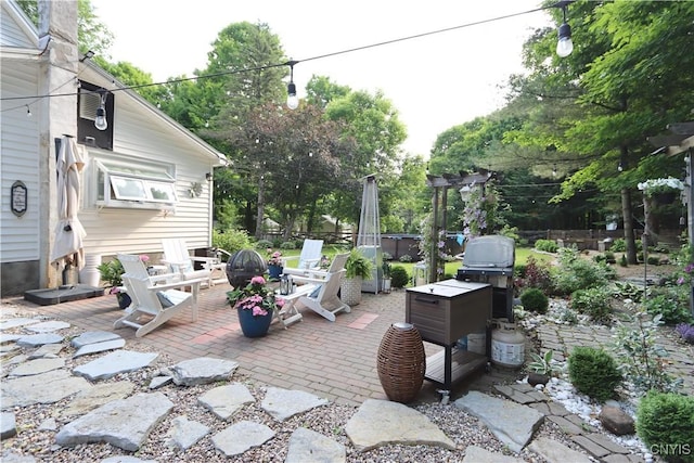31768 Wilton Rd, Rutland, NY 13619 - view of patio featuring a grill
