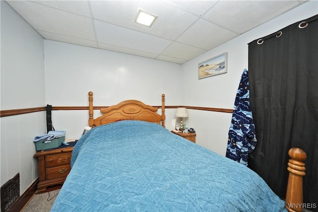 377 Pine Ridge Rd, Cheektowaga, NY 14225 - bedroom with a paneled ceiling and carpet flooring