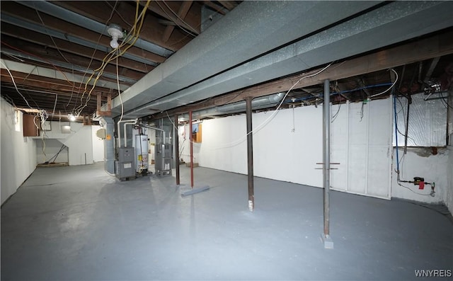 377 Pine Ridge Rd, Cheektowaga, NY 14225 - unfinished basement with water heater