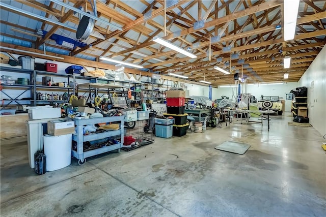 4338 State Route 90, Springport, NY 13160 - garage with a workshop area