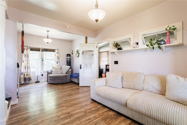 3839 Thompson Ave, Castile, NY 14549 - living area featuring wood finished floors
