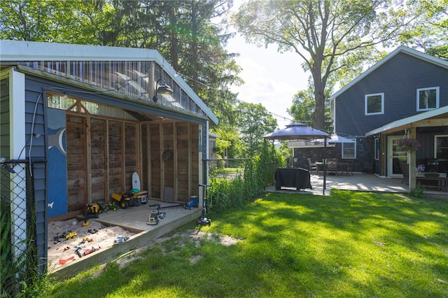 3839 Thompson Ave, Castile, NY 14549 - view of yard with a patio