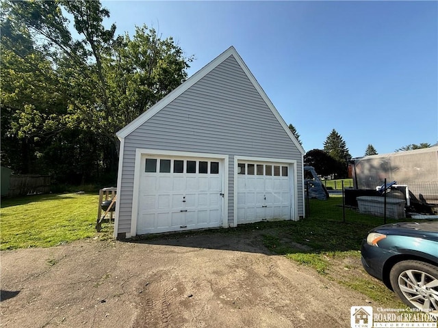 421 E Connell St, Olean-City, NY 14760 - view of detached garage