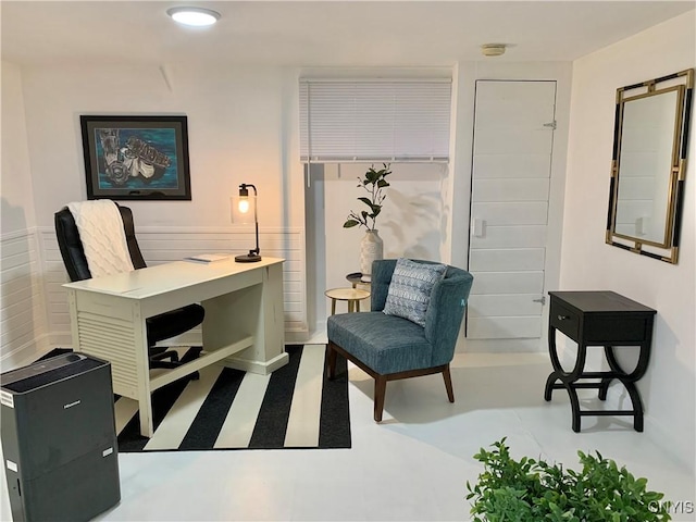 17 Benton Cir, New Hartford, NY 13501 - sitting room with an office area and tile patterned floors