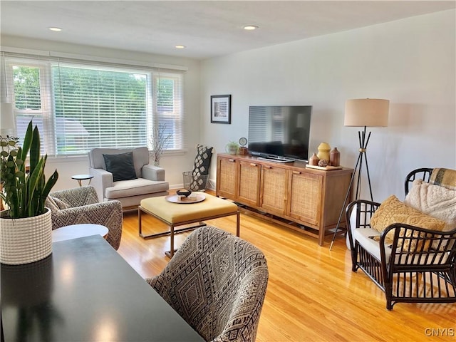 17 Benton Cir, New Hartford, NY 13501 - living room with light wood-style floors and recessed lighting