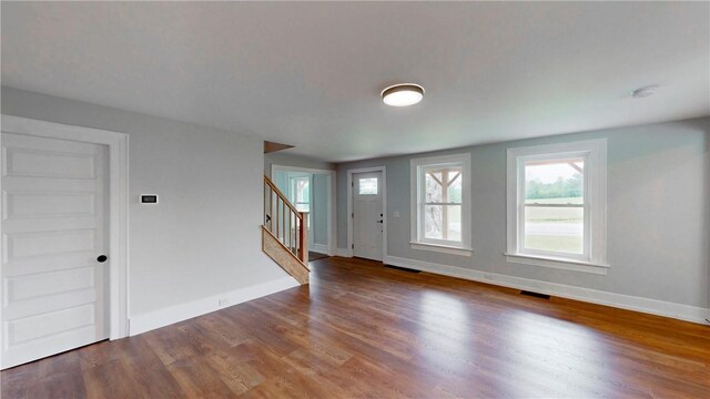 3228 County Road 28, Reading, NY 14891 - entrance foyer featuring wood finished floors and stairs