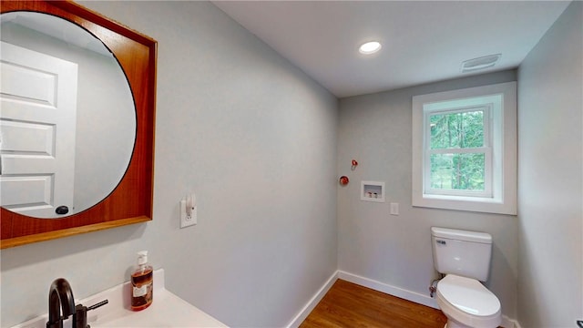 3228 County Road 28, Reading, NY 14891 - bathroom with wood finished floors and recessed lighting
