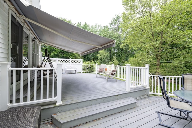 208 Blackwell Ln, Henrietta, NY 14467 - wooden deck featuring outdoor dining space