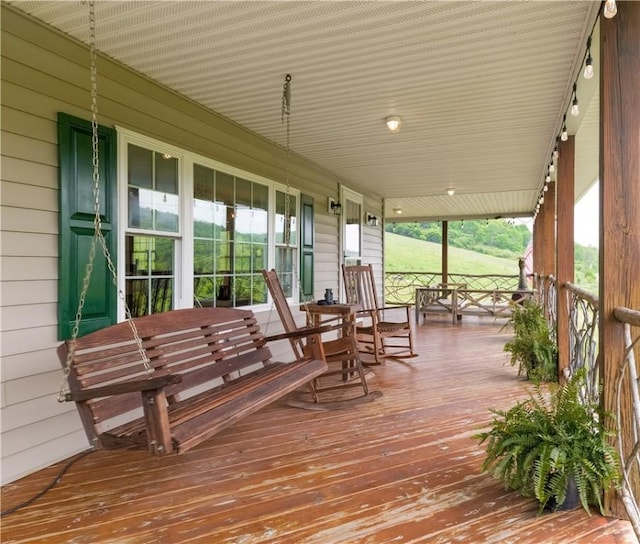 377 Bingham Center Rd, Bingham, PA 16923 - view of wooden porch
