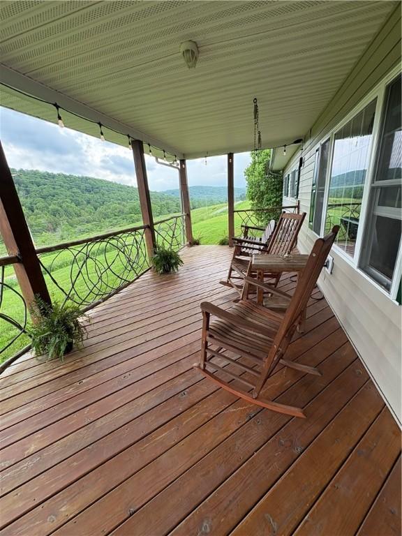 377 Bingham Center Rd, Bingham, PA 16923 - view of deck