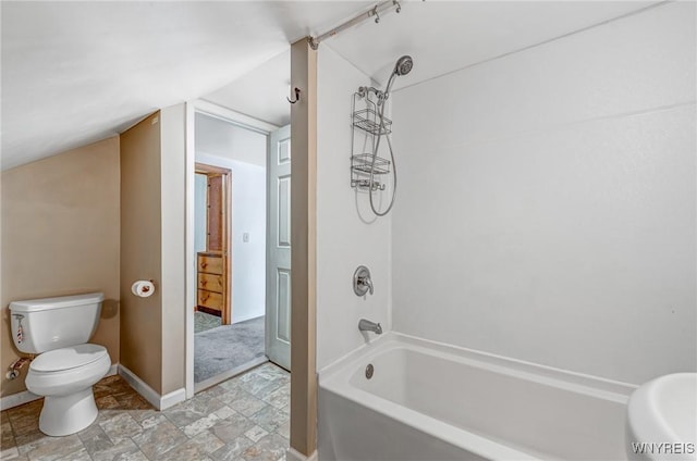 45 Eckhert St, Buffalo, NY 14207 - bathroom with tub / shower combination and stone finish floors