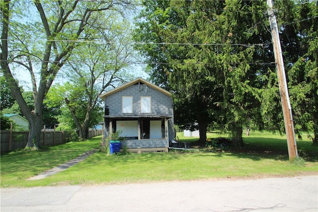 136 Knapp St, Albion, NY 14411 - view of front facade featuring covered porch