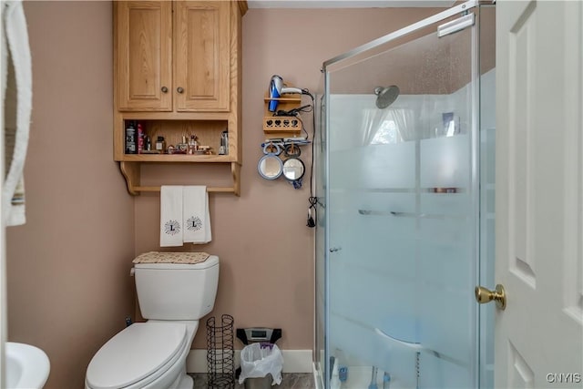 6685 State Route 26, Martinsburg, NY 13404 - bathroom featuring a shower stall and toilet