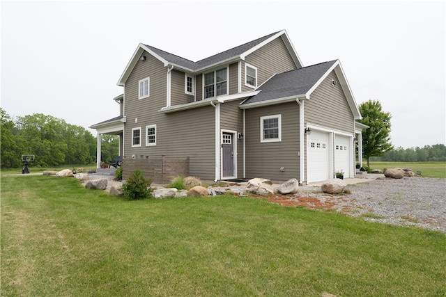 4582 Belwood Dr, Geneseo, NY 14454 - view of front facade featuring a front lawn and driveway