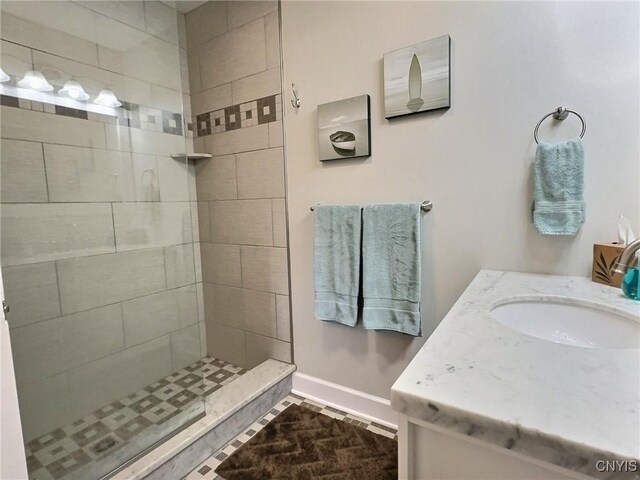 7530 Song Lake Rd, Preble, NY 13159 - full bathroom with walk in shower and vanity