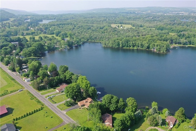 7530 Song Lake Rd, Preble, NY 13159 - bird's eye view of a nearby body of water and a heavily wooded area