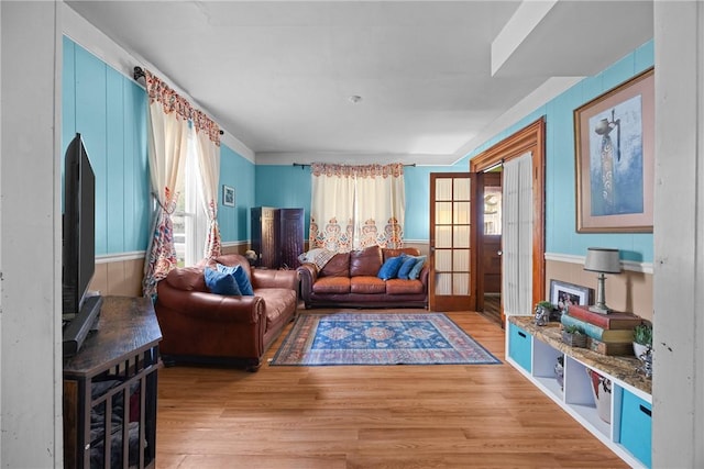 172 E 2nd St, Corning-City, NY 14830 - living area featuring wood finished floors