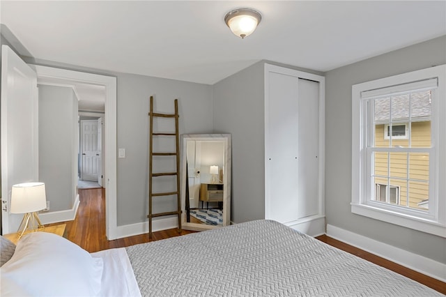 45 Croydon Rd, Rochester, NY 14610 - bedroom with wood finished floors and a closet