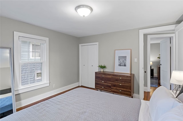 45 Croydon Rd, Rochester, NY 14610 - bedroom featuring wood finished floors and a closet