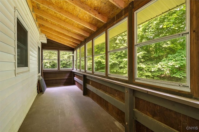 13 Dodd St, Whitestown, NY 13492 - unfurnished sunroom featuring lofted ceiling