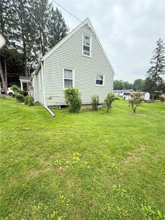 114 W Main St, Sidney, NY 13838 - view of property exterior featuring a yard