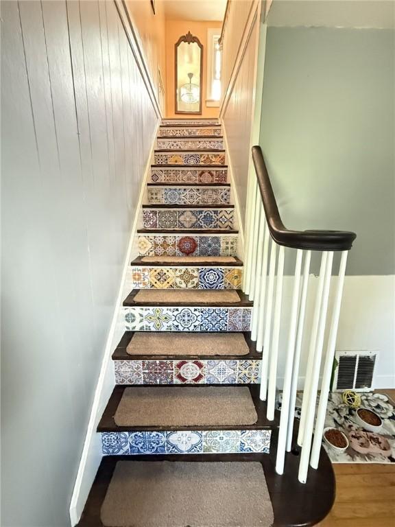 114 W Main St, Sidney, NY 13838 - staircase featuring wood finished floors