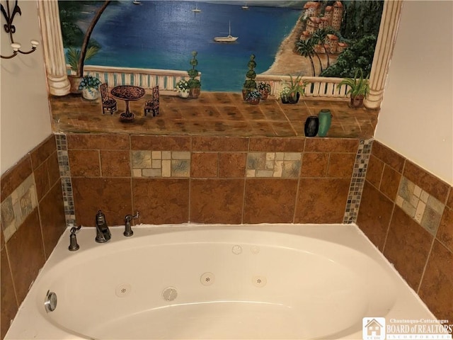 650 Barrows St, Jamestown, NY 14701 - bathroom featuring a tub with jets