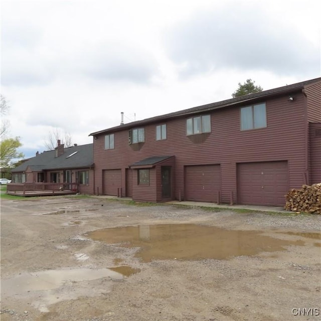 3903 Lafayette Rd, Lafayette, NY 13078 - view of front of house with an attached garage and driveway