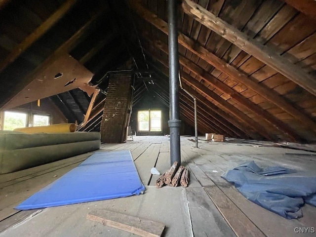 551/2 N Helmer Ave, Manheim, NY 13329 - view of unfinished attic