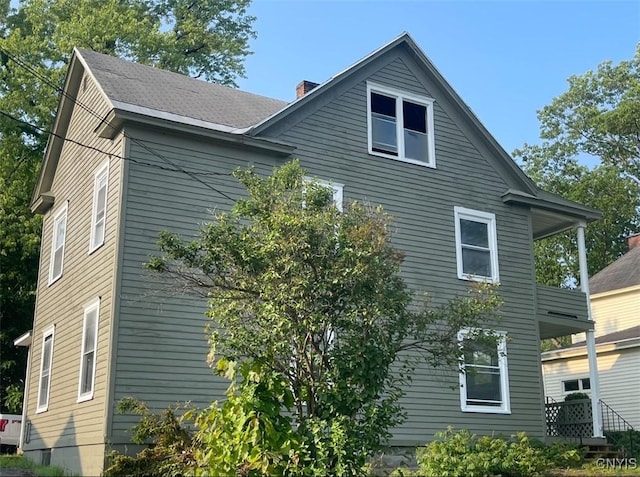 551/2 N Helmer Ave, Manheim, NY 13329 - view of property exterior featuring a chimney