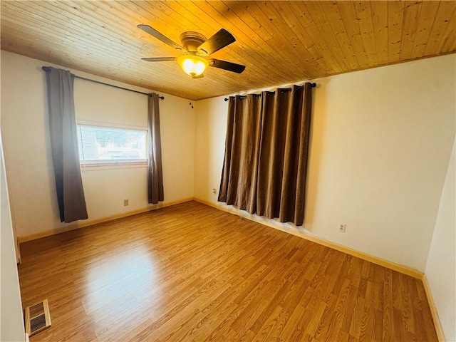 216 W William St Unit 201, Corning-City, NY 14830 - empty room featuring light wood finished floors, ceiling fan, and wooden ceiling