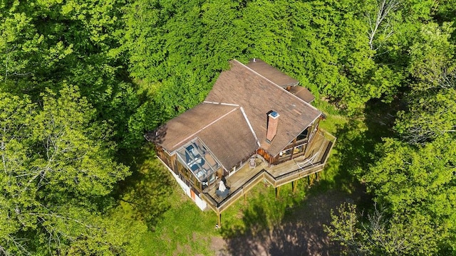 8 Small Rd, Middletown, NY 12455 - view from above of property