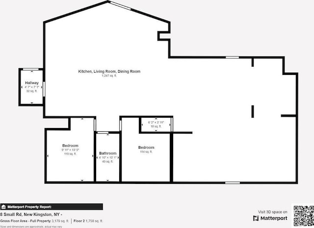 8 Small Rd, Middletown, NY 12455 - view of floor plan / room layout