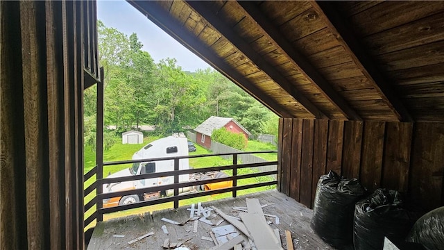 9-11 Bridge St, Sidney, NY 13838 - balcony with a forest view