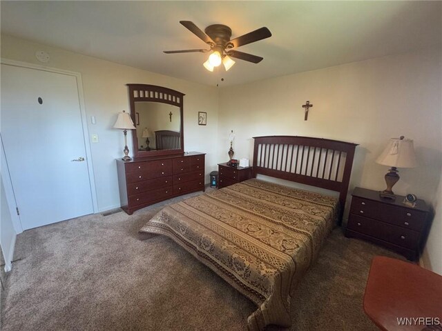 66 Fairlane Ave, Tonawanda-Town, NY 14150 - bedroom with carpet flooring and a ceiling fan