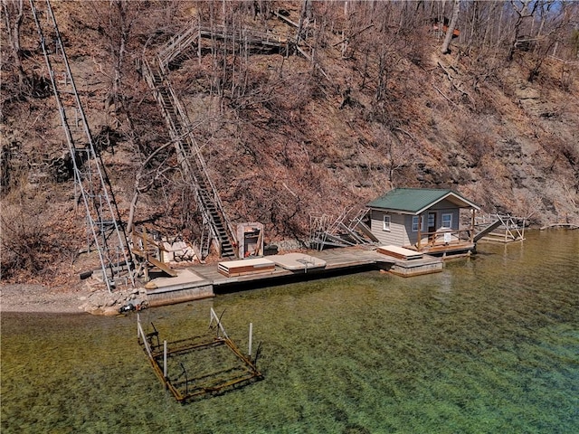 6121 Beechtree Dr, South Bristol, NY 14512 - dock area with a water view