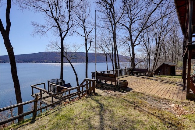 6121 Beechtree Dr, South Bristol, NY 14512 - dock area with a water view