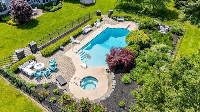 15 Cathedral Oaks, Perinton, NY 14450 - aerial view of a pool area