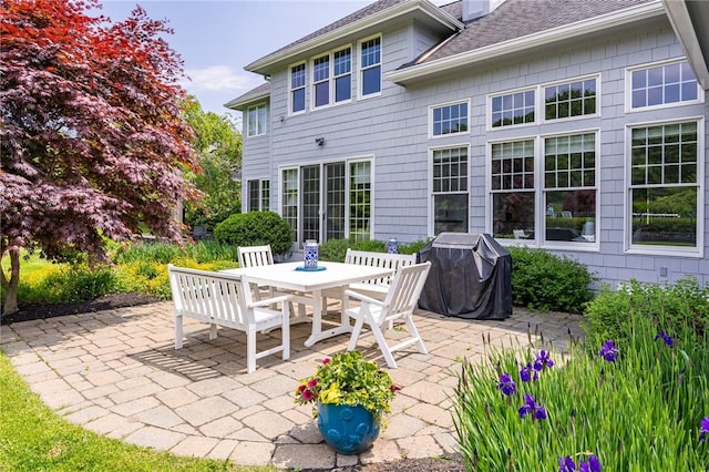 15 Cathedral Oaks, Perinton, NY 14450 - view of patio with outdoor dining space and area for grilling