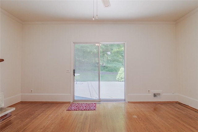 21 Chipping, Perinton, NY 14450 - spare room featuring wood finished floors and ornamental molding