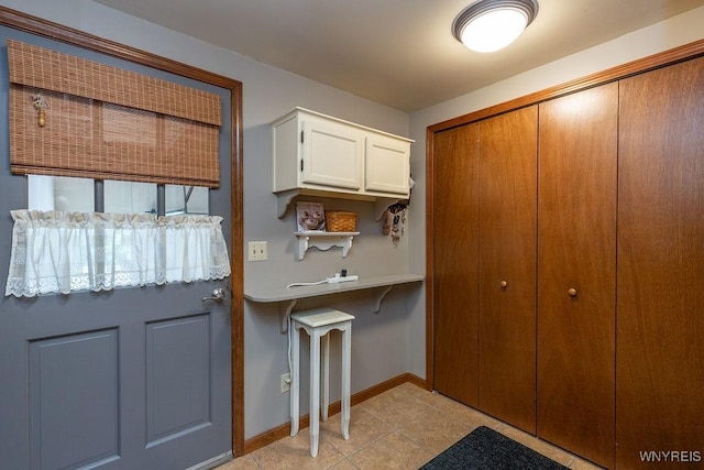 11544 Howe Rd, Newstead, NY 14001 - washroom featuring baseboards and light tile patterned floors